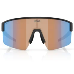Occhiali Bliz P004 - Matte Black Coral-Orange Mirror