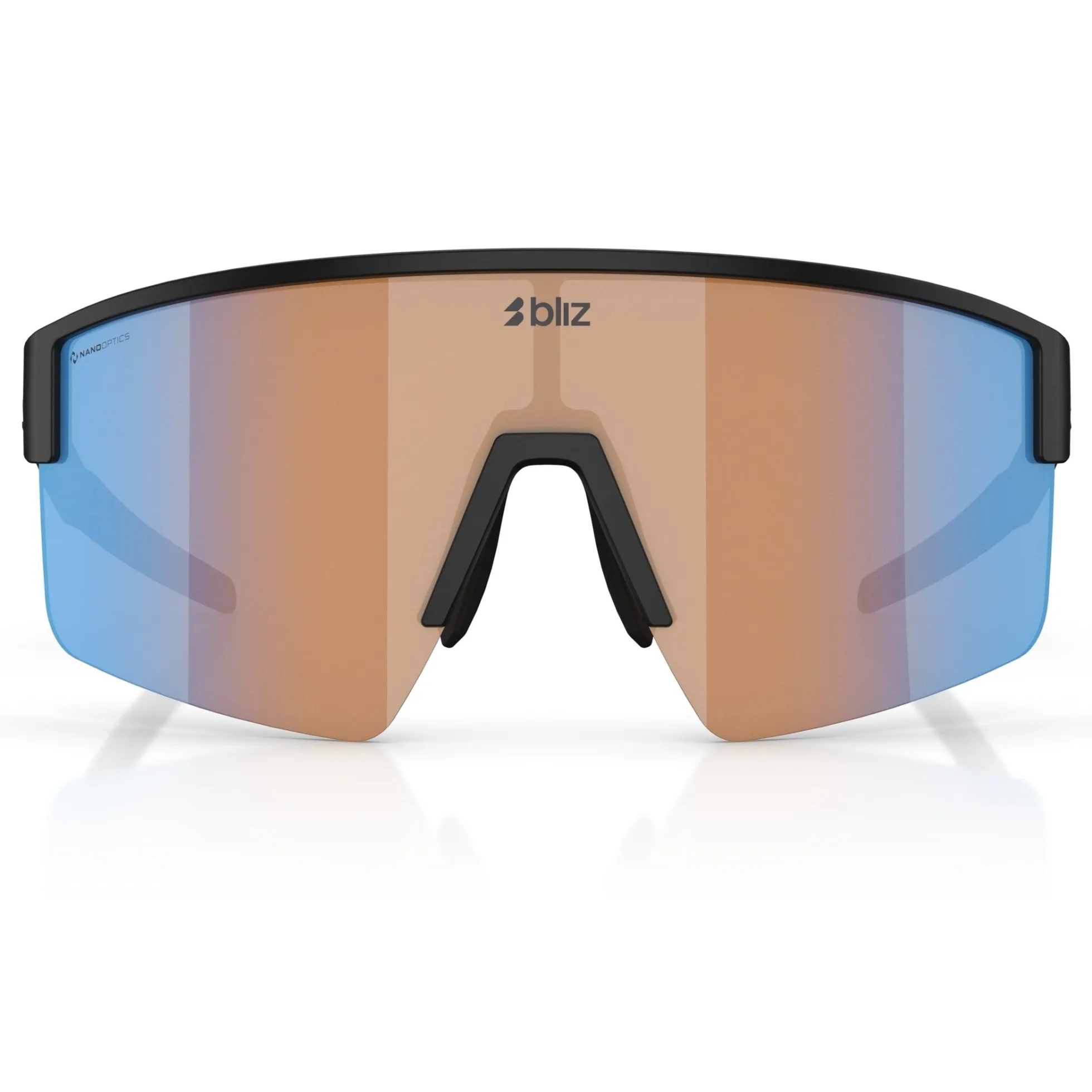 Occhiali Bliz P004 - Matte Black Coral-Orange Mirror