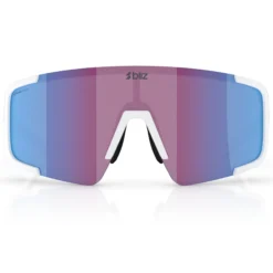 Occhiali Bliz P003 - Matte White Rose-Violet Mirror