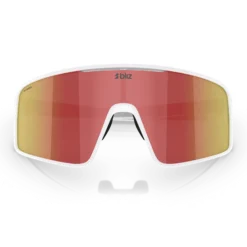 Occhiali Bliz P001 - Matt White Brown W Red Mirror