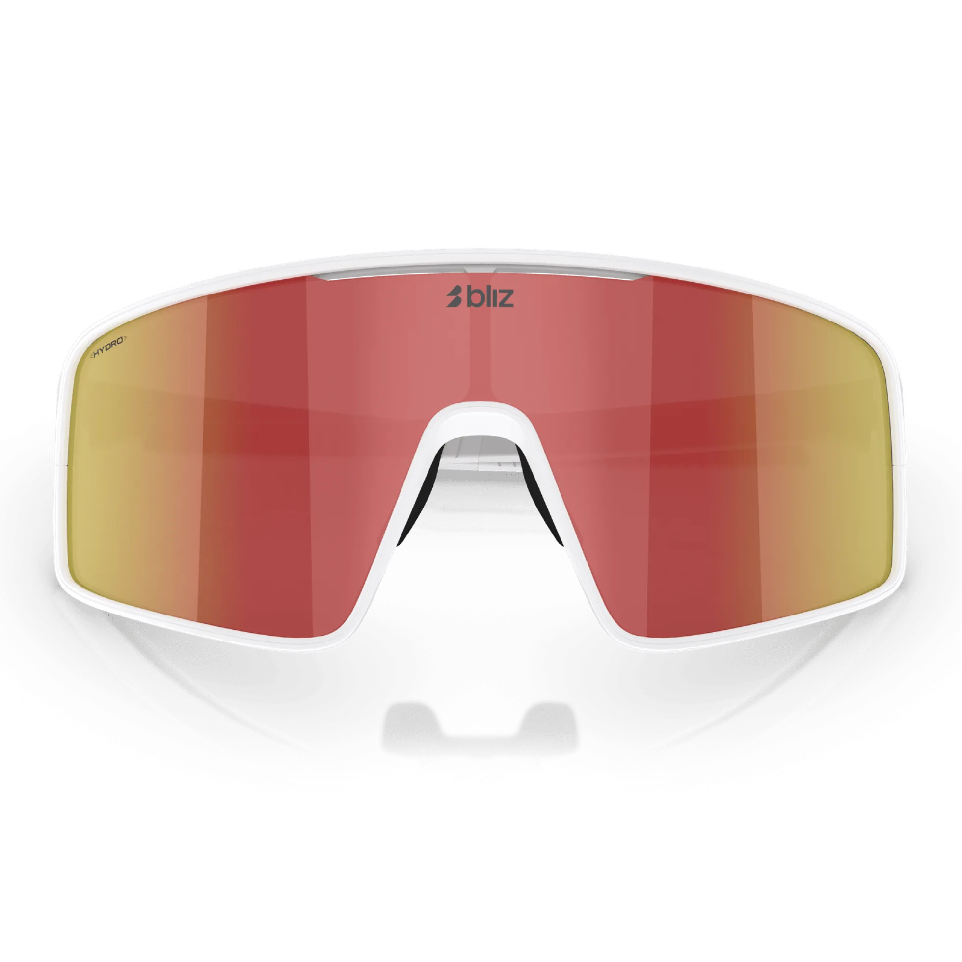 Occhiali Bliz P001 - Matt White Brown W Red Mirror