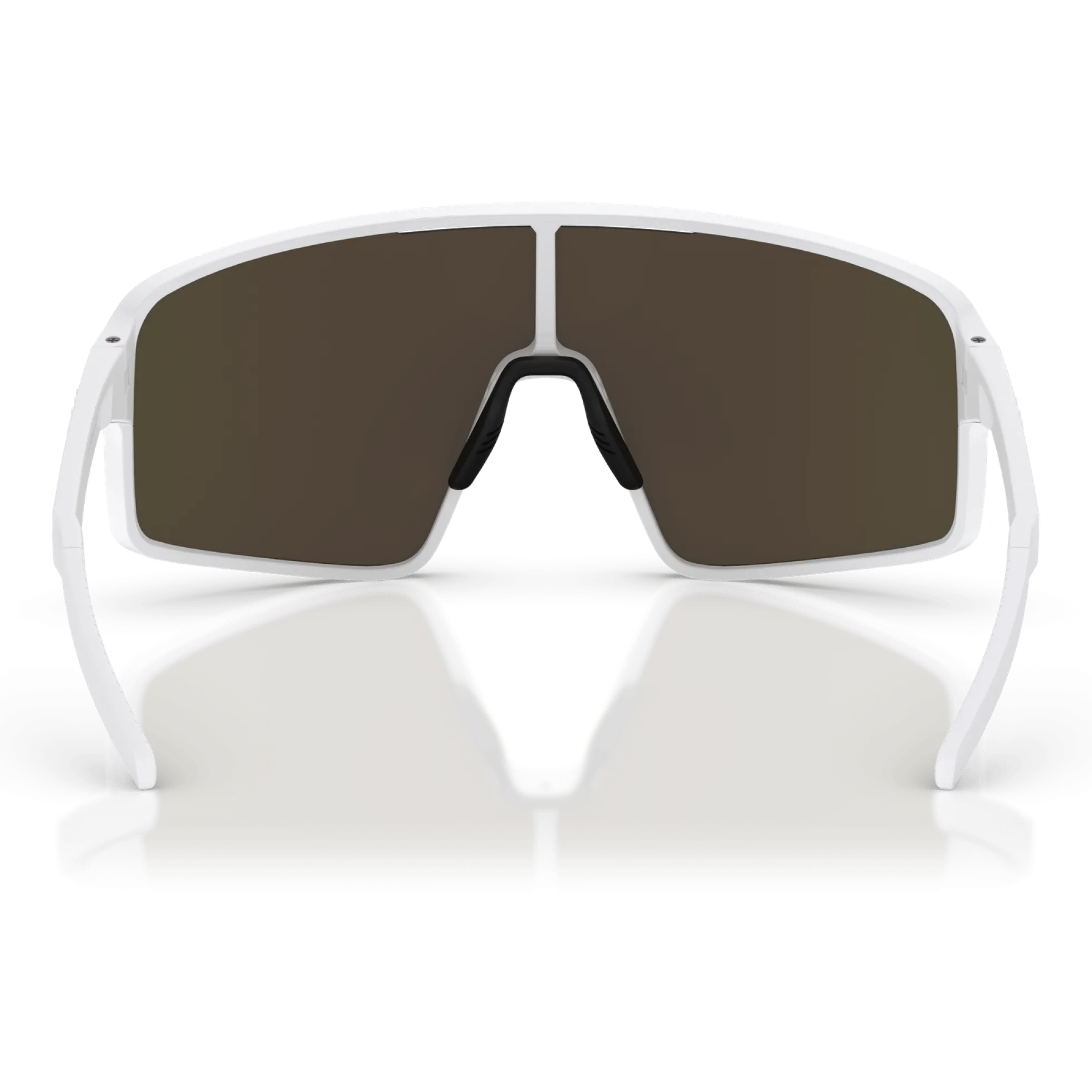 Occhiali Bliz P001 - Matt White Brown W Red Mirror