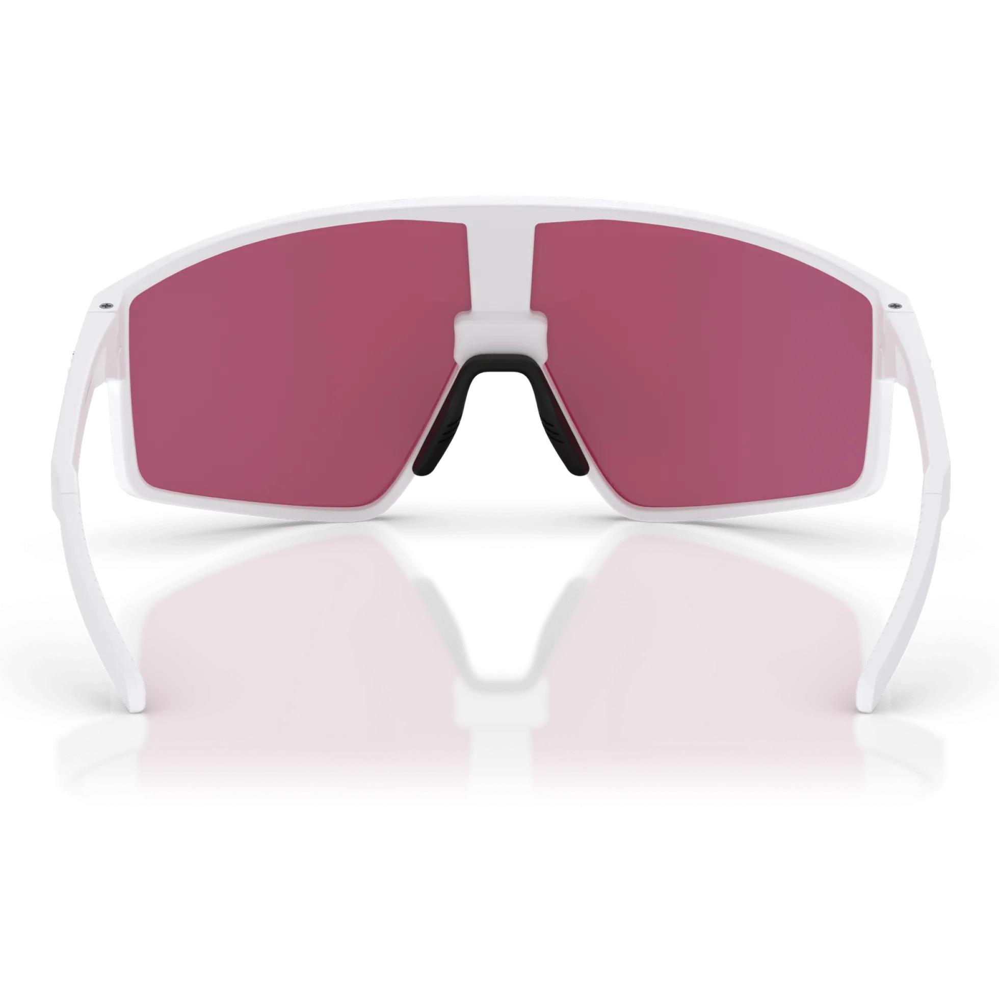Occhiali Bliz P002 - Matt White Rose-Violet Mirror Blue