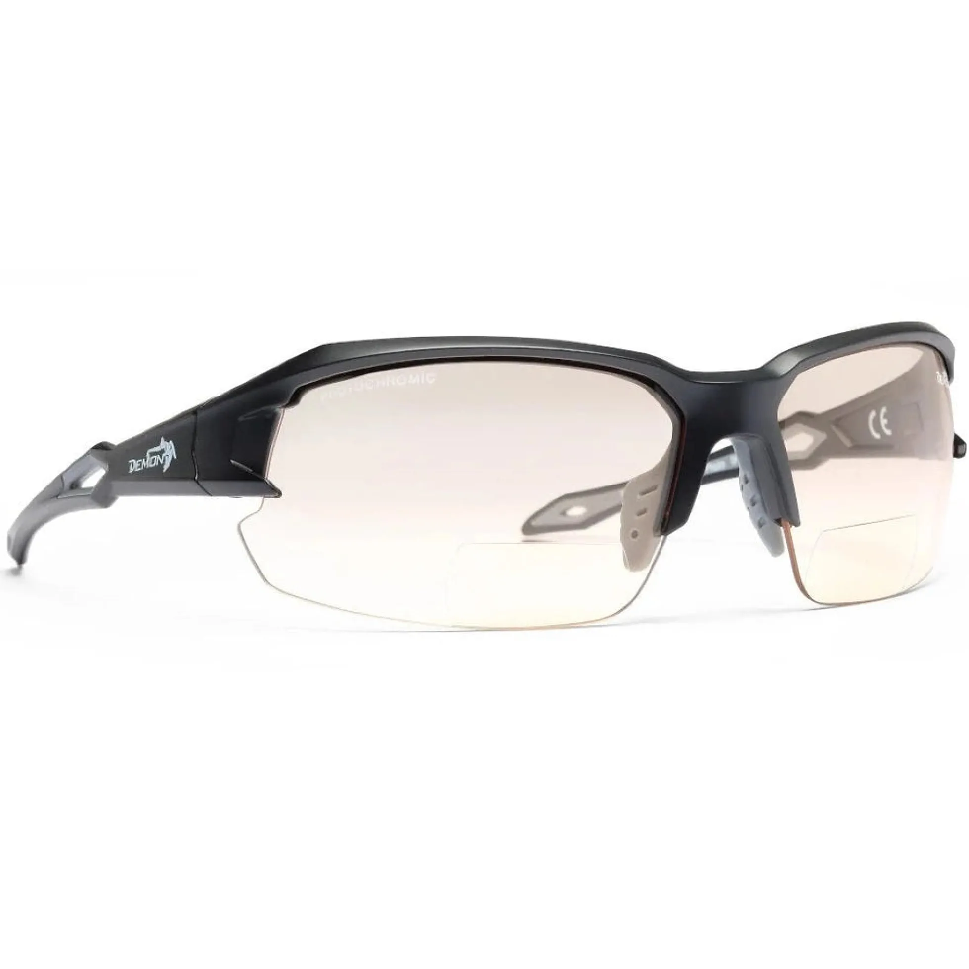 Occhiali Demon Tiger Photo Sun Reading +2,50 - Matt Black Grey