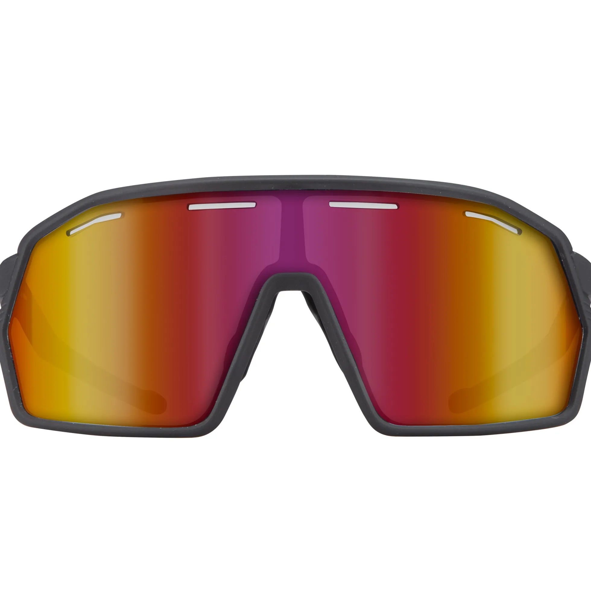 Occhiali Hoxxo Tephra Air lente rossa - Nero opaco