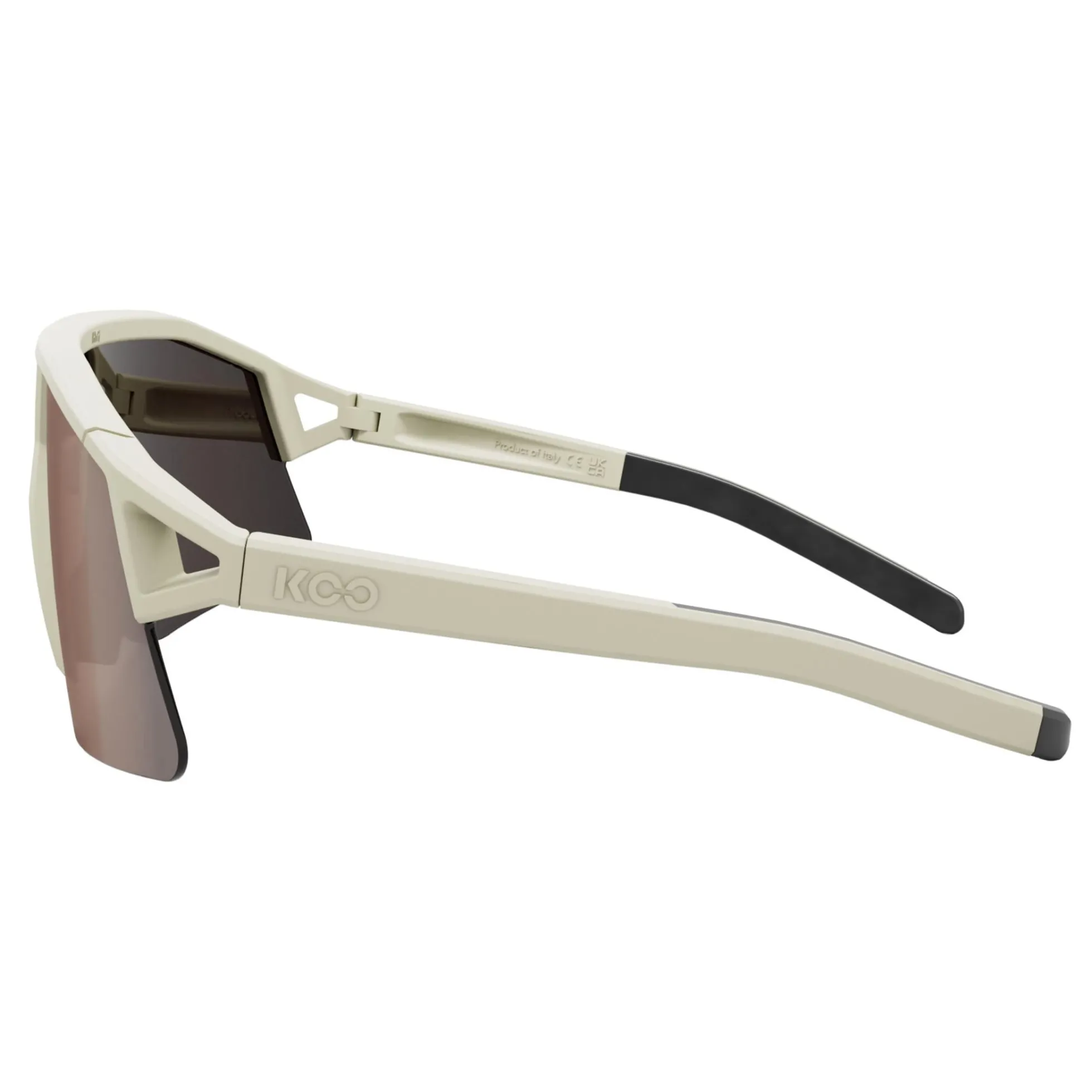 Occhiali KOO Hype - Almond White Matt Brown