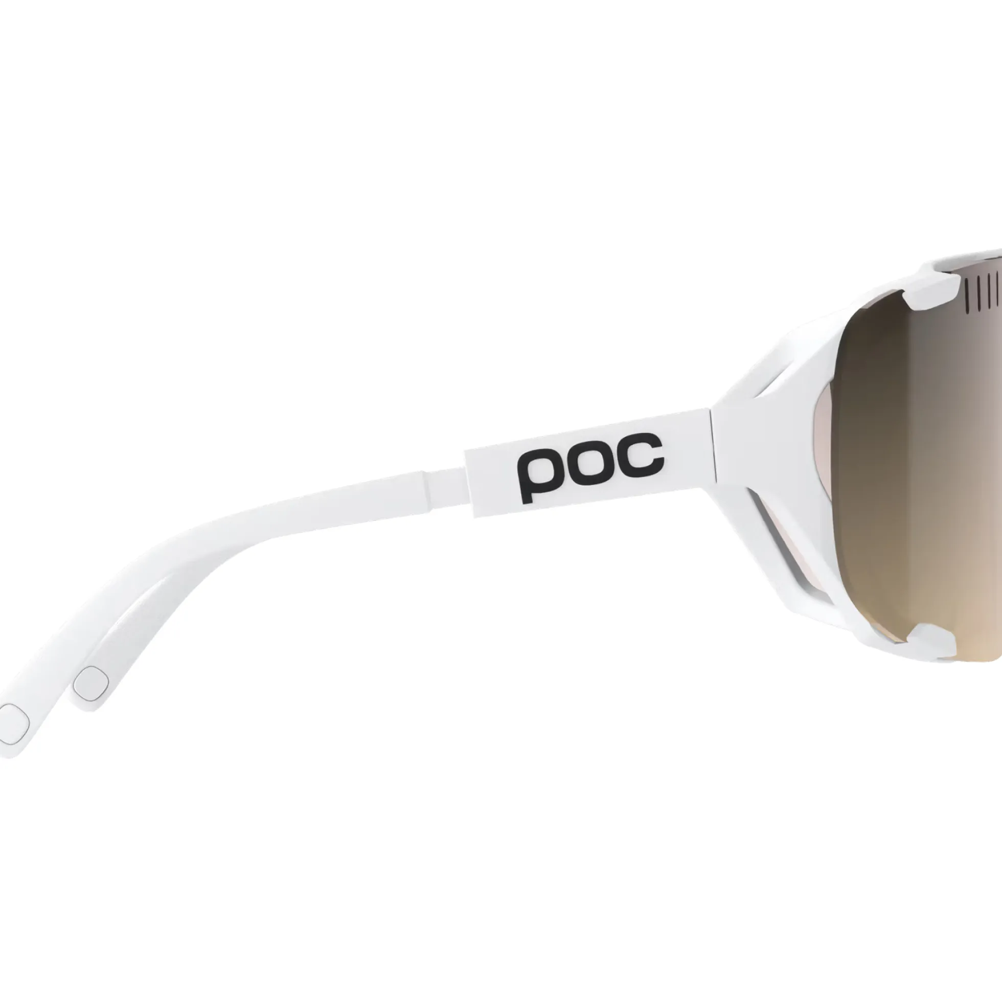 Occhiali Poc Devour Mid + - Hydrogen White Clarity Trail Silver