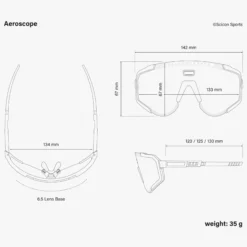 Occhiali Scicon Aeroscope - Antracite Multimirror rosso