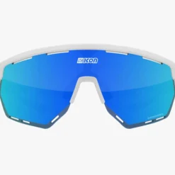 Occhiali Scicon Aerowing - Bianco multimirror blu