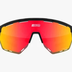 Occhiali Scicon Aerowing - Nero multimirror rosso