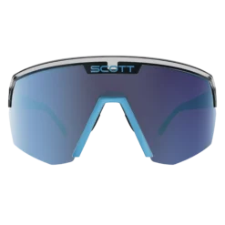 Occhiali Scott Sport Shield - Black Neon Blue Amp Beryl Blue Chrome