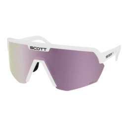 Occhiali Scott Sport Shield - White Matt Amp Lavender Chrome