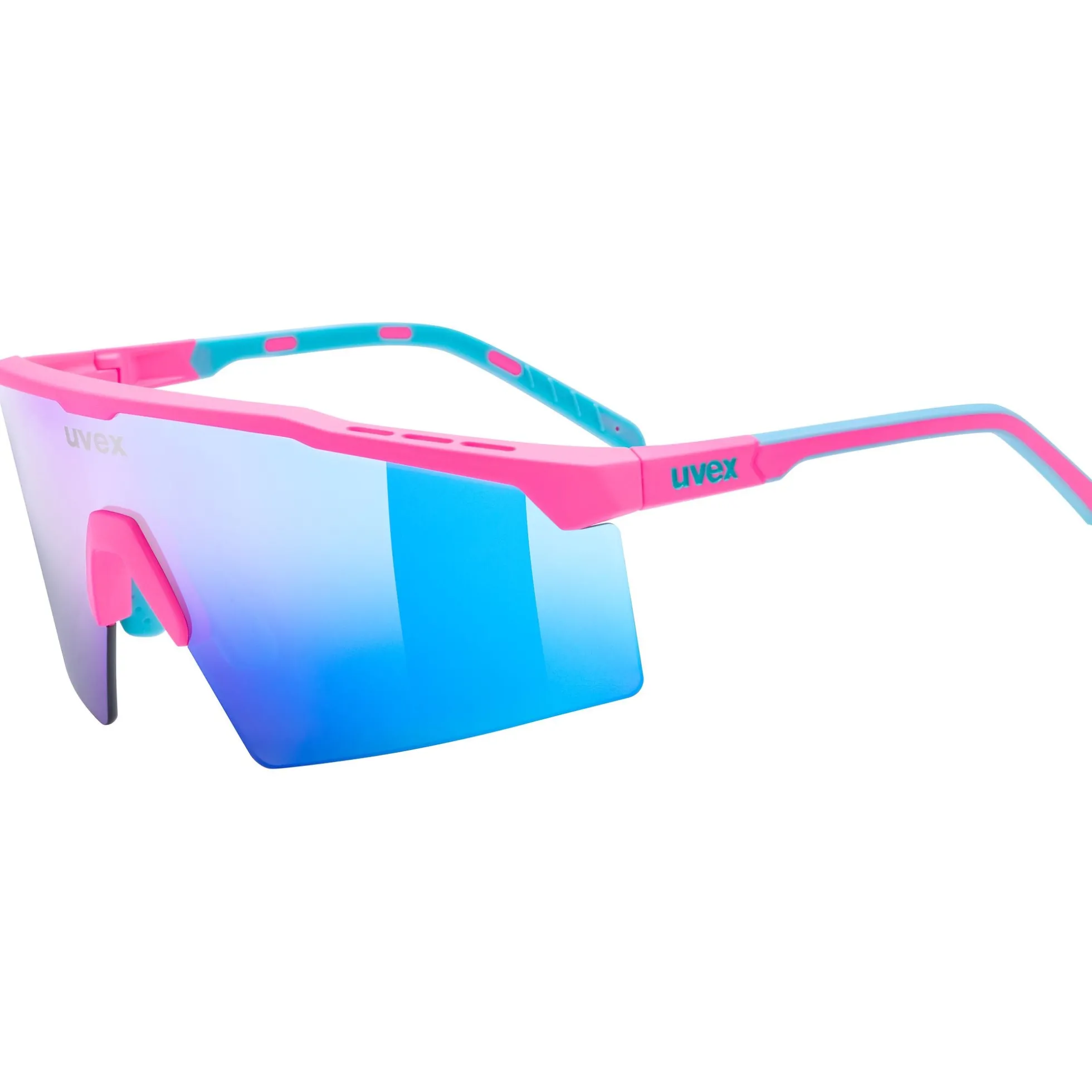Occhiali Uvex Flowline - Pink Matt Mirror Blue