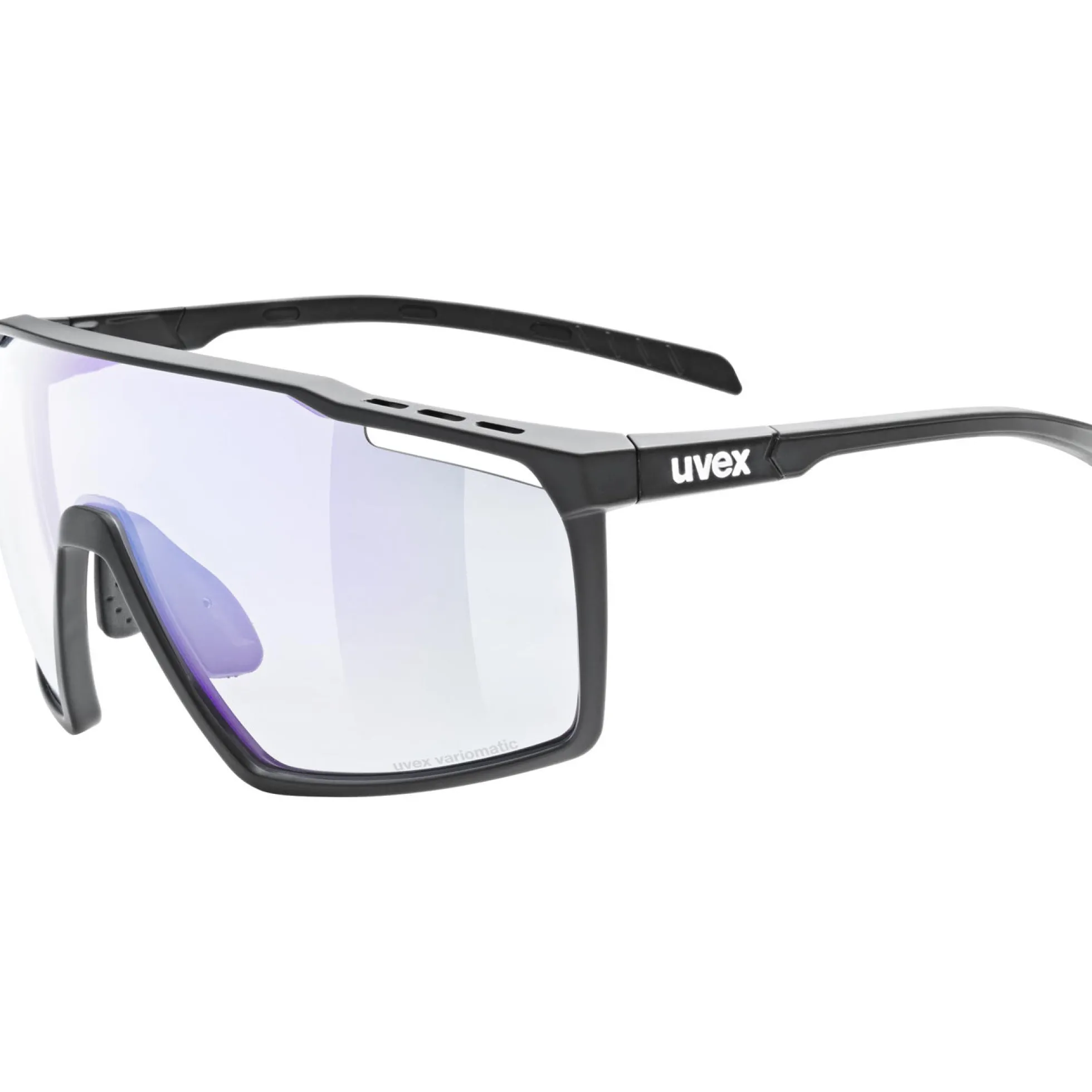 Occhiali Uvex MTN Perform V - Black Matt Variomatic Blue