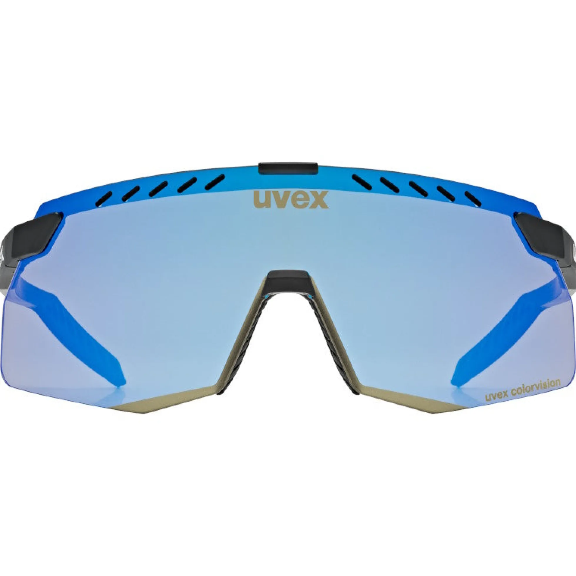 Occhiali Uvex Pace Stage S CV - Black Matt Mirror blue