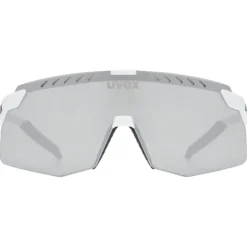 Occhiali Uvex Pace Stage S - White Matt Mirror Silver