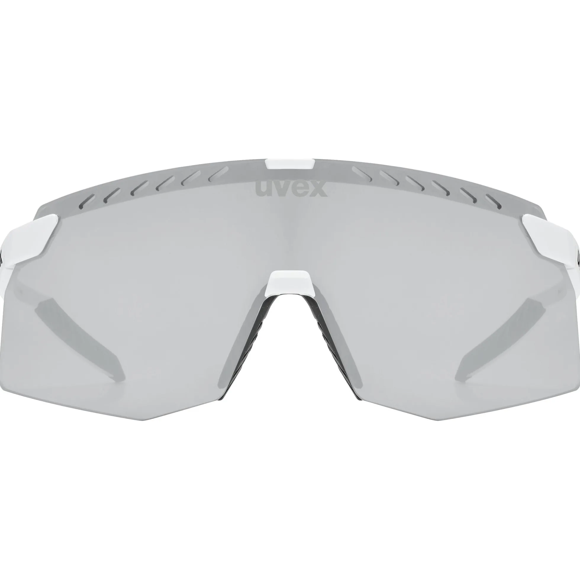 Occhiali Uvex Pace Stage - White Matt Mirror Silver