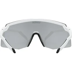 Occhiali Uvex Pace Stage - White Matt Mirror Silver