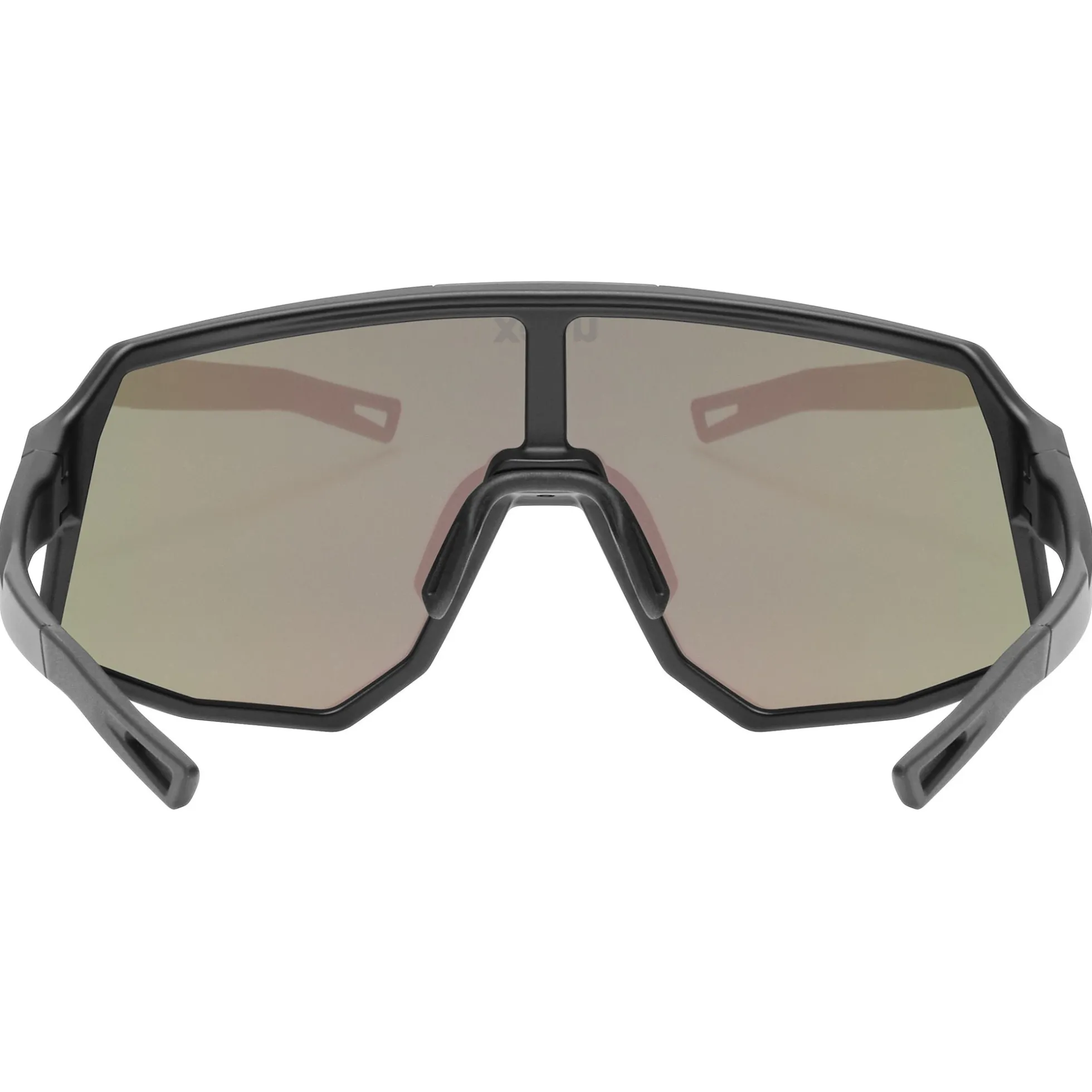 Occhiali Uvex Sequenze - Black Matte Mirror Green