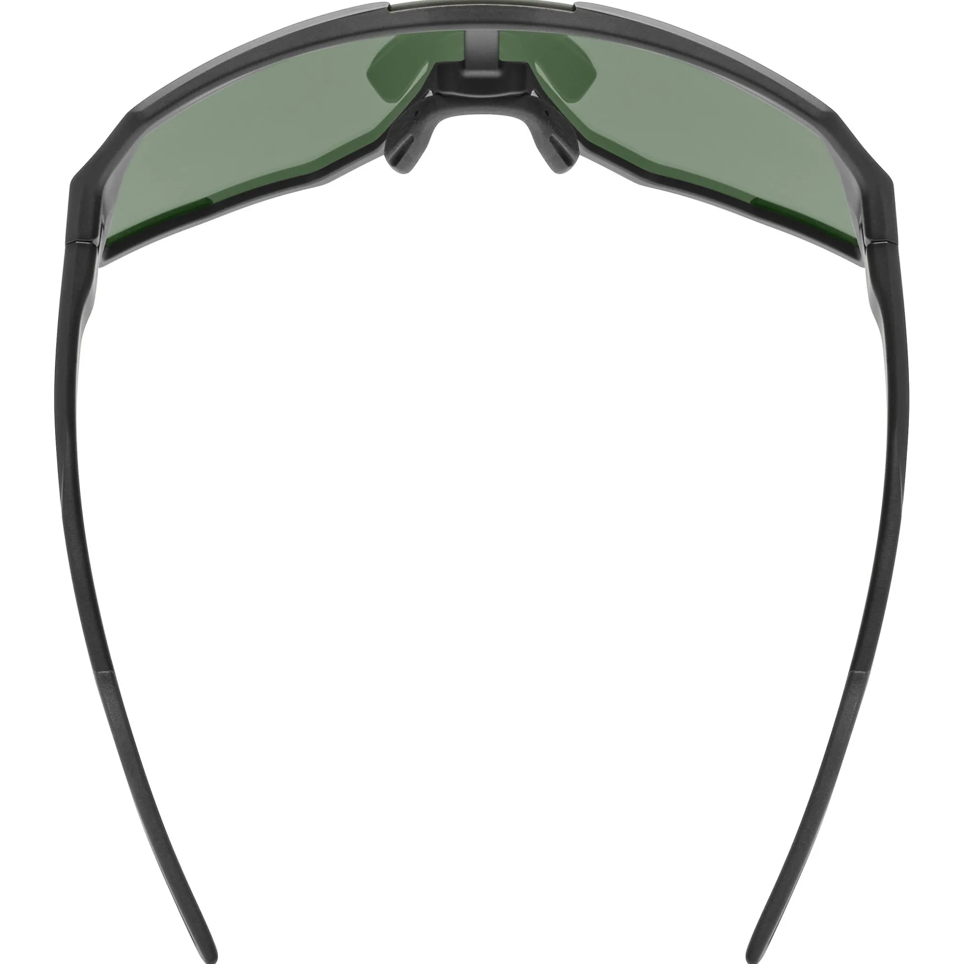 Occhiali Uvex Sequenze - Black Matte Mirror Green