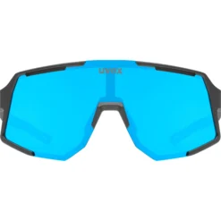 Occhiali Uvex Sequenze - Black Matte Mirror Blue