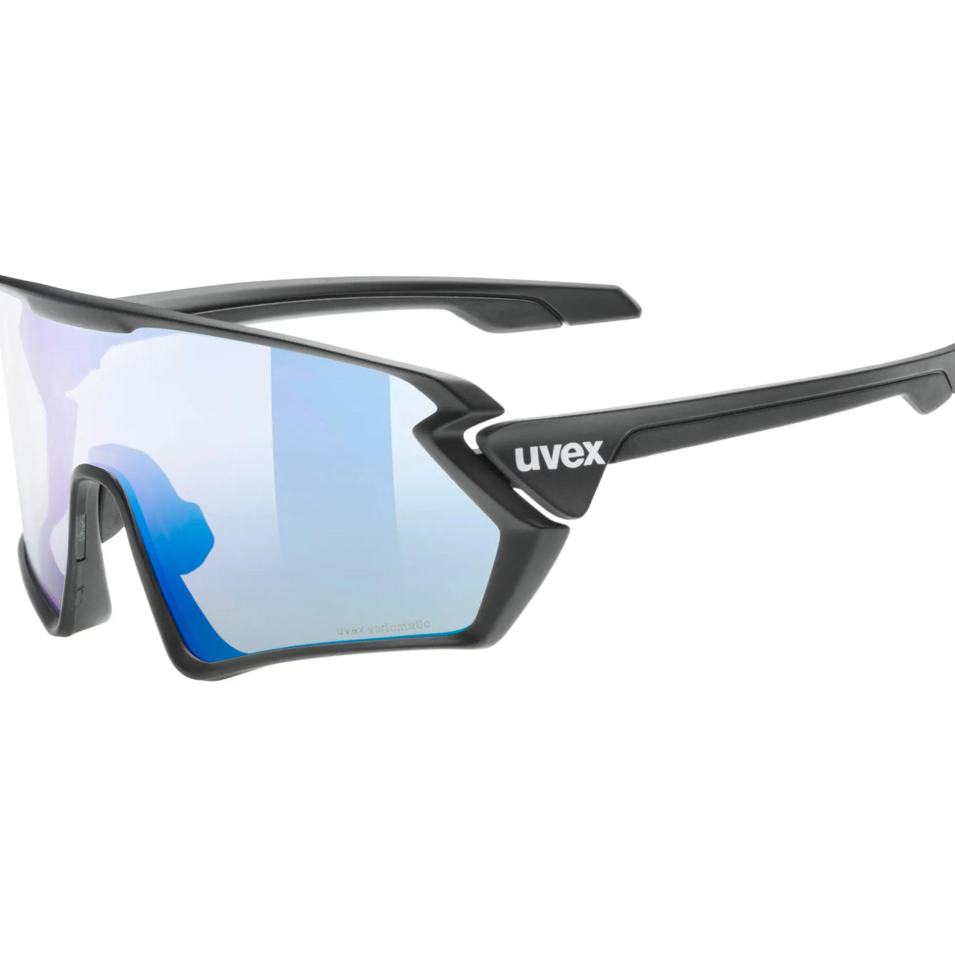Occhiali Uvex Sportstyle 231 V - Black mat Variomatic blue