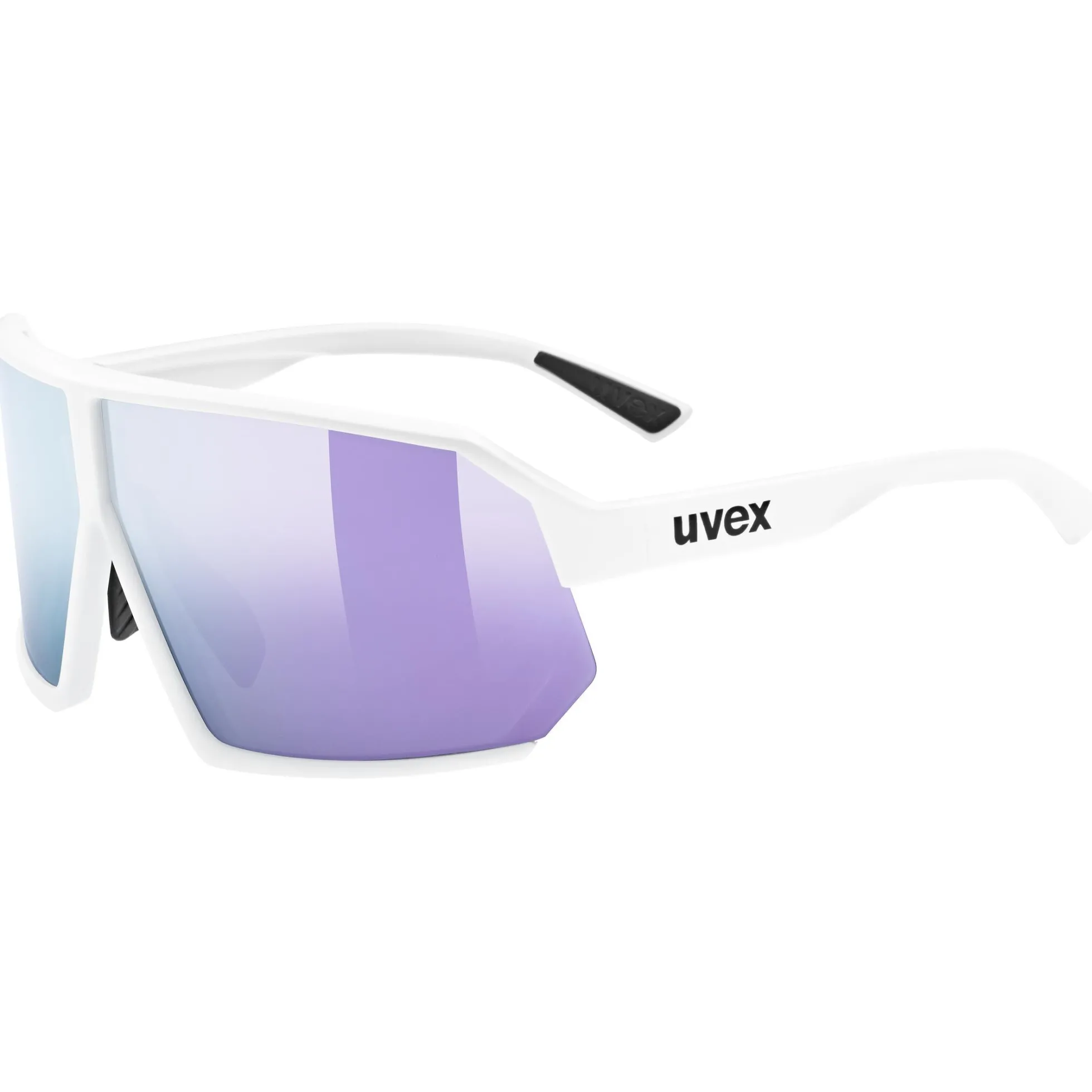 Occhiali Uvex sportstyle 237 - White matt mirror lavender