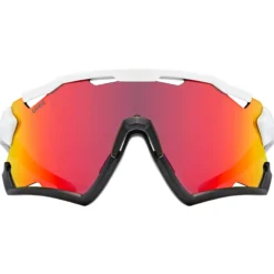 Occhiali Uvex Sportstyle 228 - White black mirror red