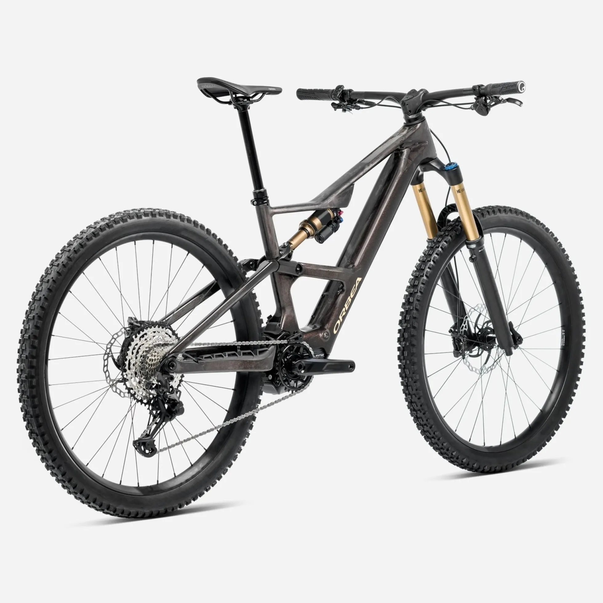Orbea Rise LT M10 630Wh - Nero oro