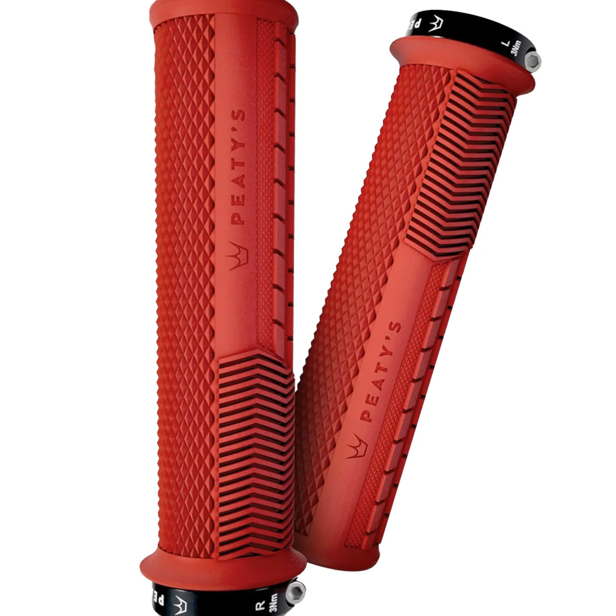 Peaty’s Manopole Monarch Knurl Thin - Rosso