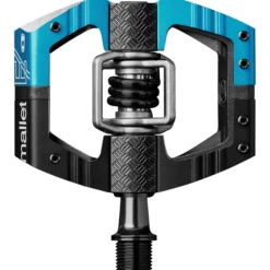 Pedali Crank Brothers Mallet E LS - Nero blu
