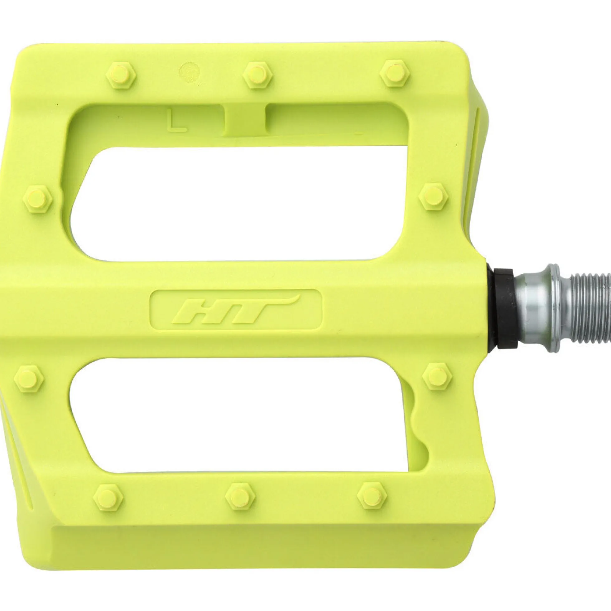 Pedali flat HT PA12A - Lime