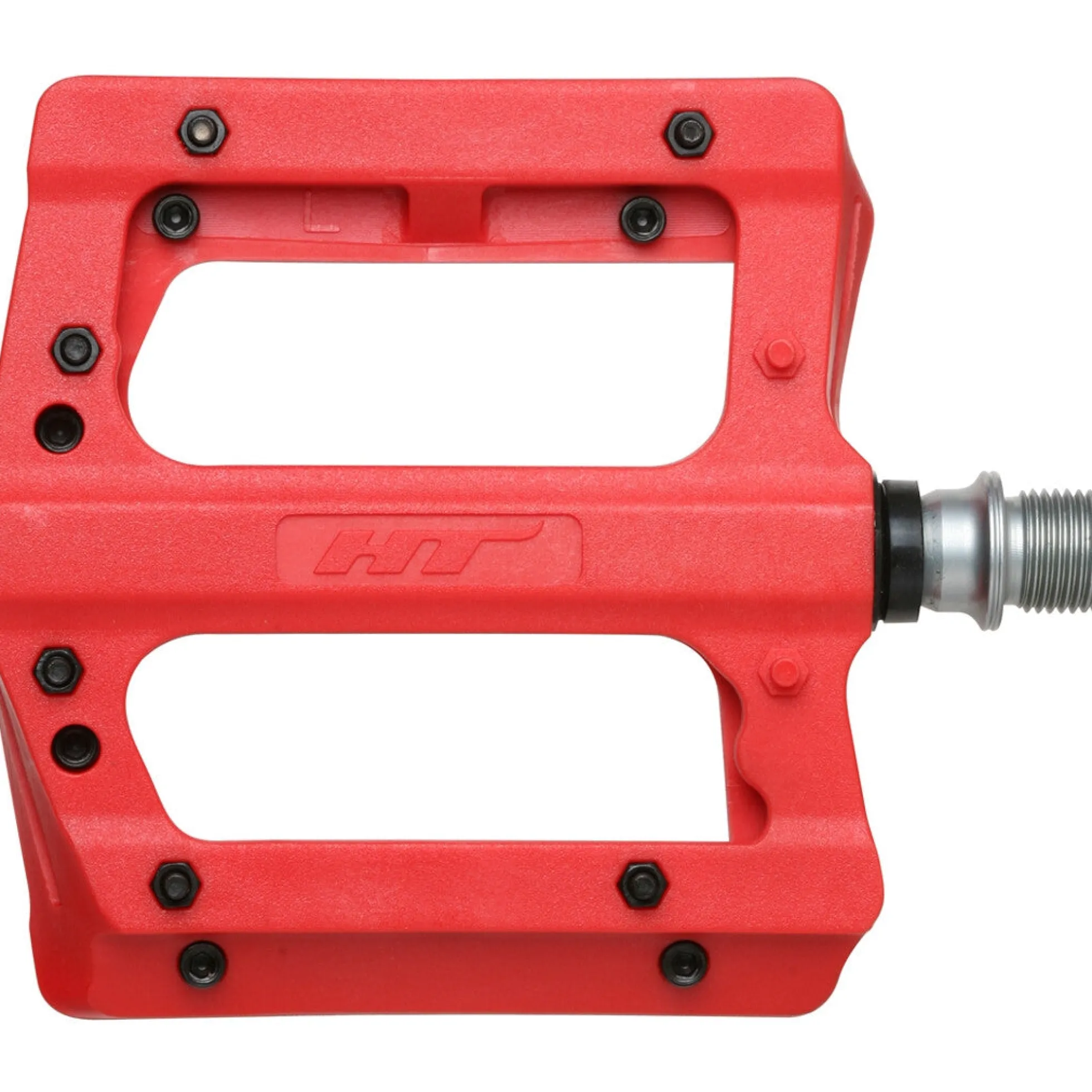 Pedali flat HT PA12A - Rosso