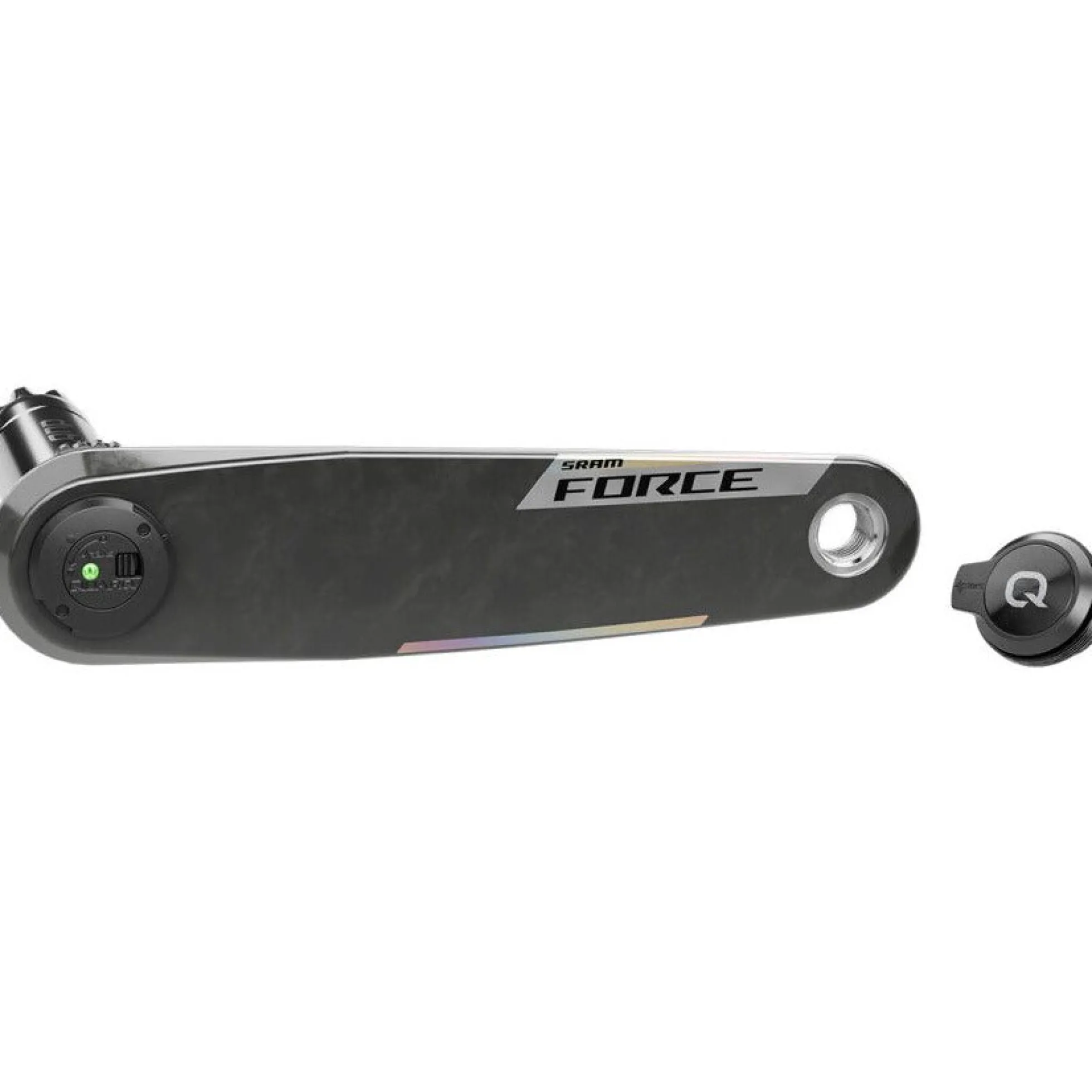 Pedivella sinistra con sensore di potenza Sram Force AXS E1 DUB - Nero