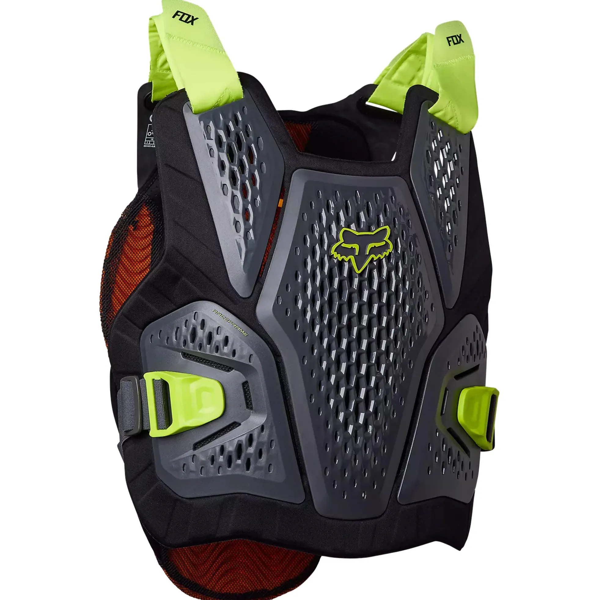 Pettorina Fox Raceframe Impact D3O - Grigio