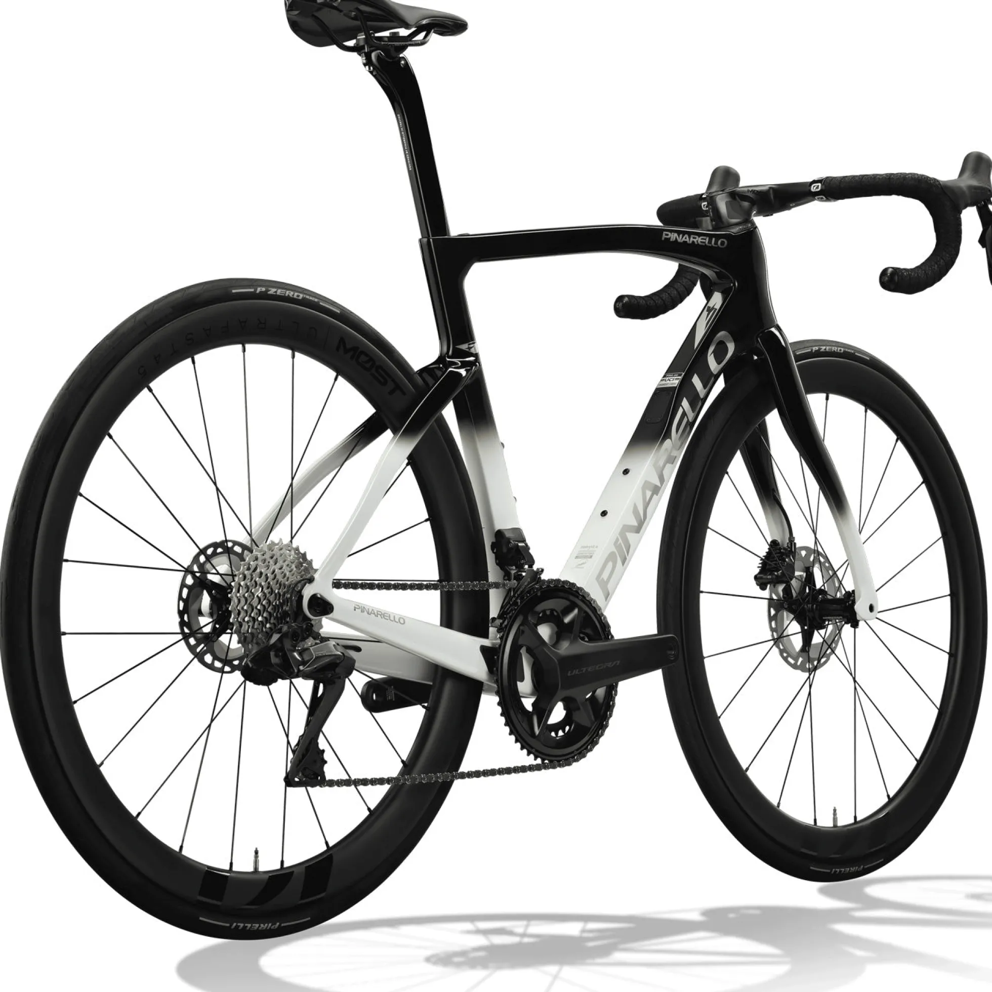 Pinarello F7 Disk Ultegra Di2 Ultra fast - Nero bianco