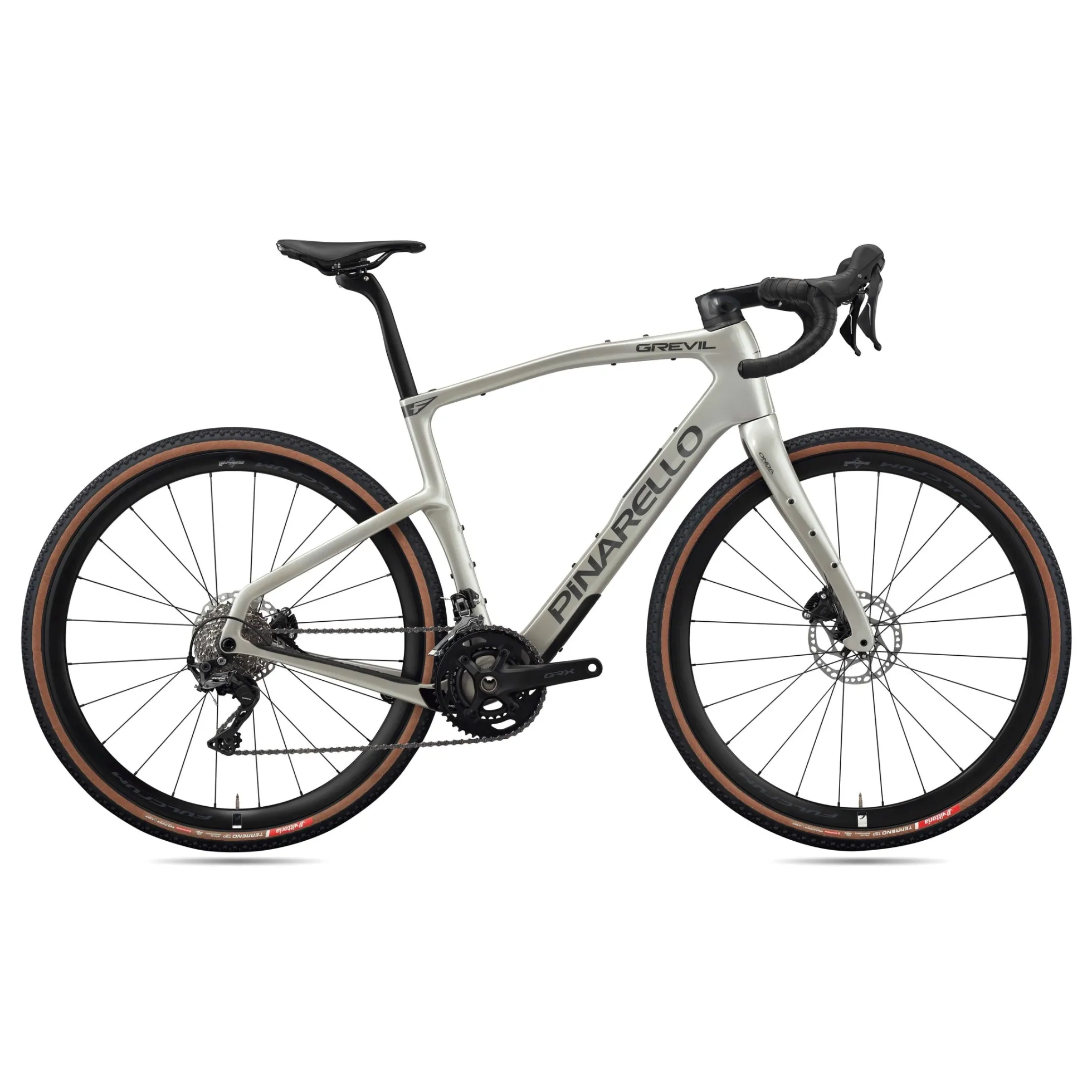 Pinarello Grevil F1 GRX610 Fulcrum Soniq - Grigio