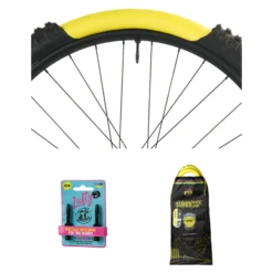 PTN Pepi's Tire Noodle Kit Tubeless E Liquido Sigillante|Manutenzione*Ptn (Kit) Super Rokklie M 27,5x2,35-2,50" + Valvole 47mm