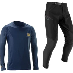 Uomo Leatt Maglie|Salopette E Pantaloni*Ride Kit TB Gravity 1.0 - nero