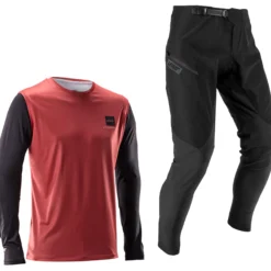 Uomo Leatt Maglie|Salopette E Pantaloni*Ride Kit TB Gravity 1.0 - nero