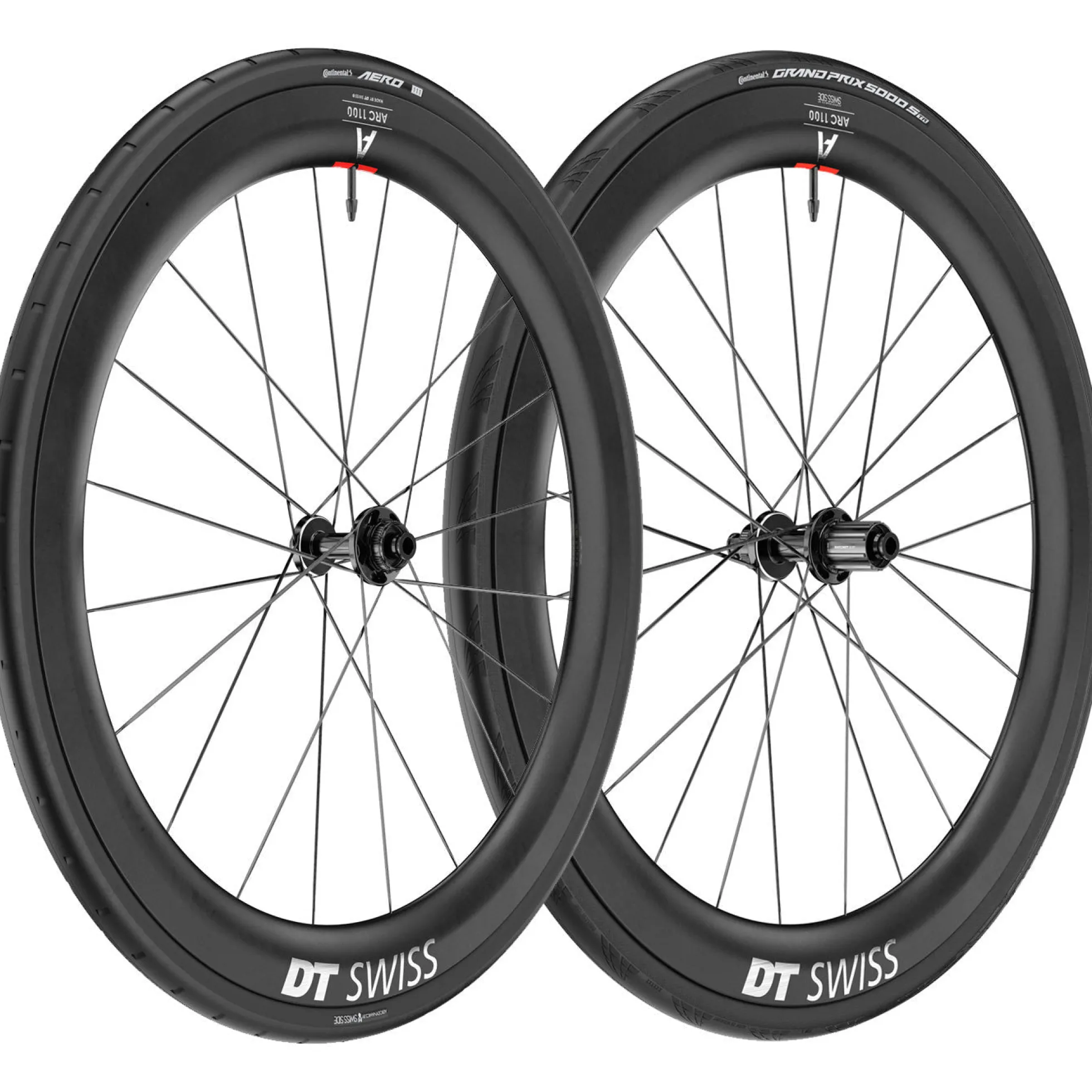 Ruote Dt Swiss ARC 1100 DI CL 55 WTS - Nero
