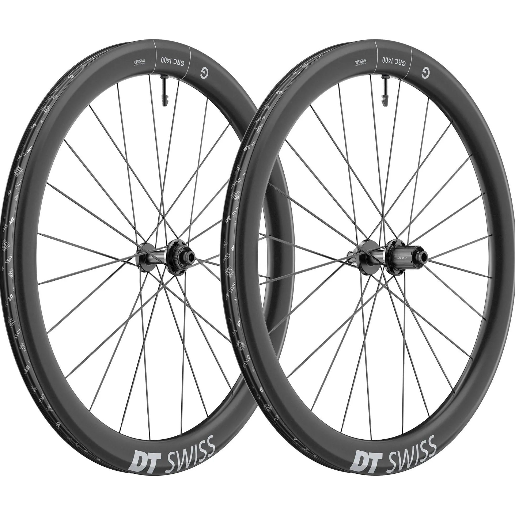 Ruote Dt Swiss GRC 1400 Dicut 50 DB - Nero