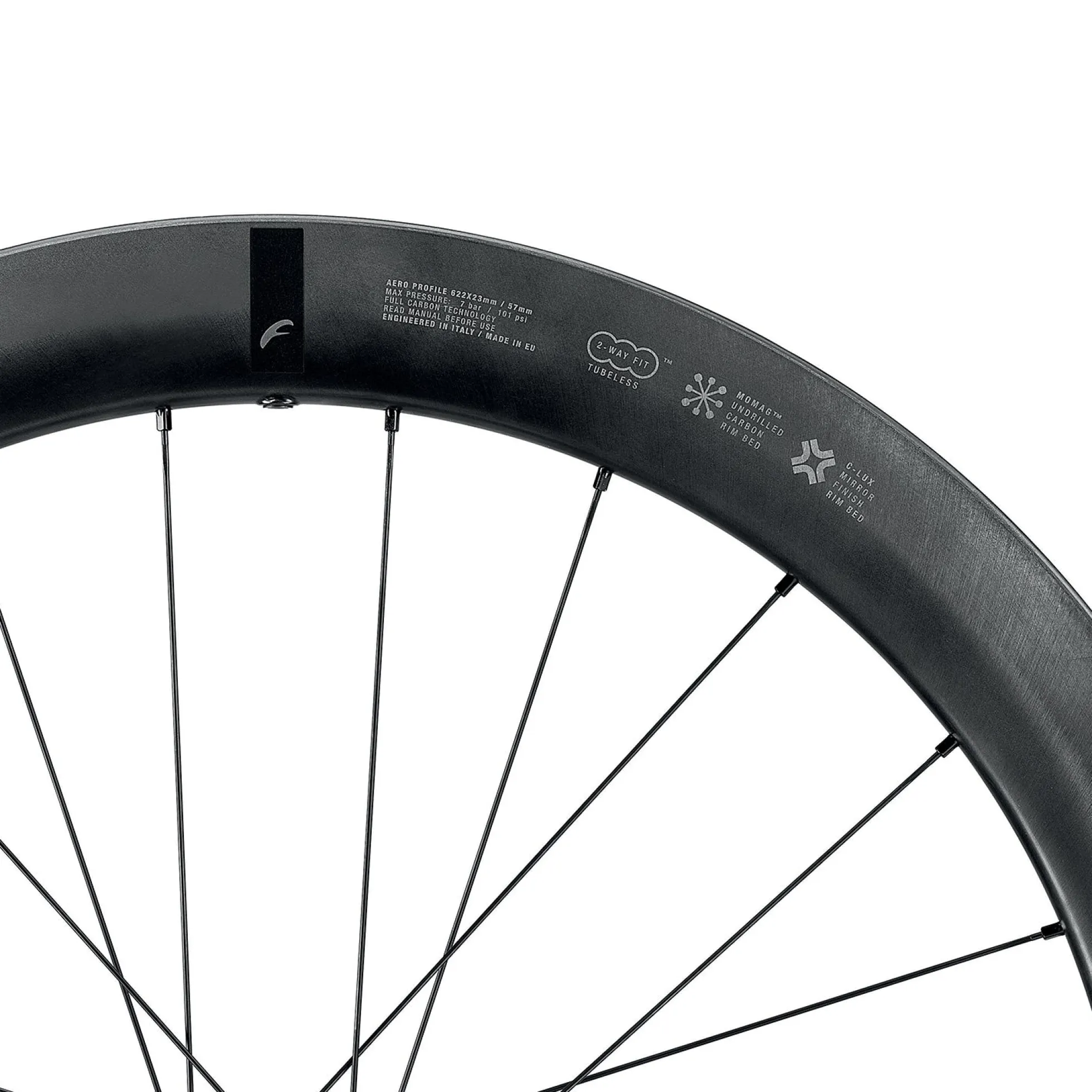 Ruote Fulcrum Wind 57 DB disc - Nero