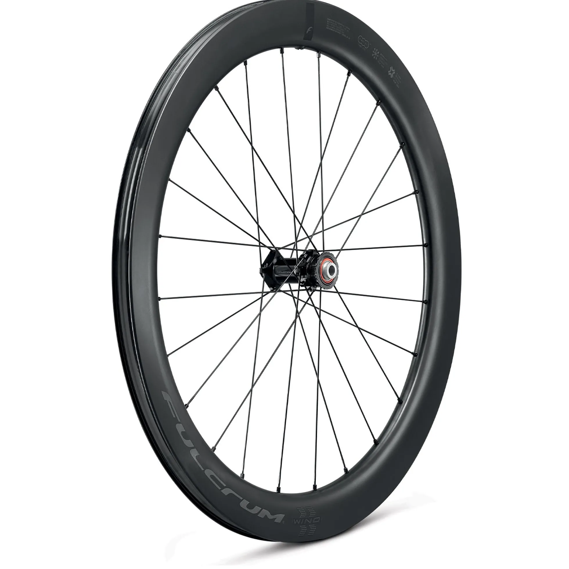 Ruote Fulcrum Wind 57 DB disc - Nero