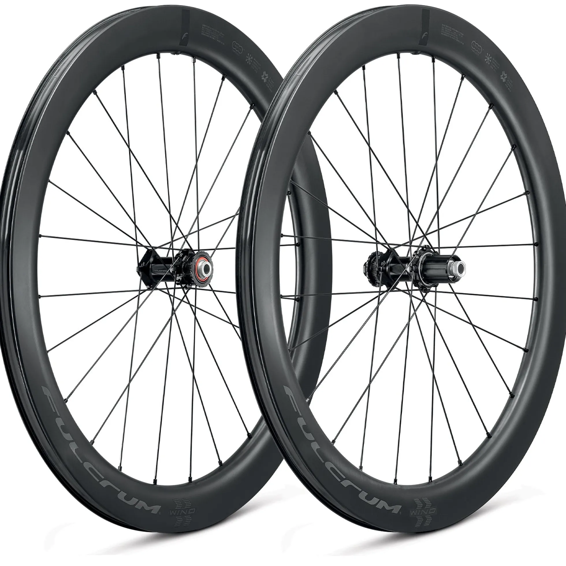 Ruote Fulcrum Wind 57 DB disc - Nero