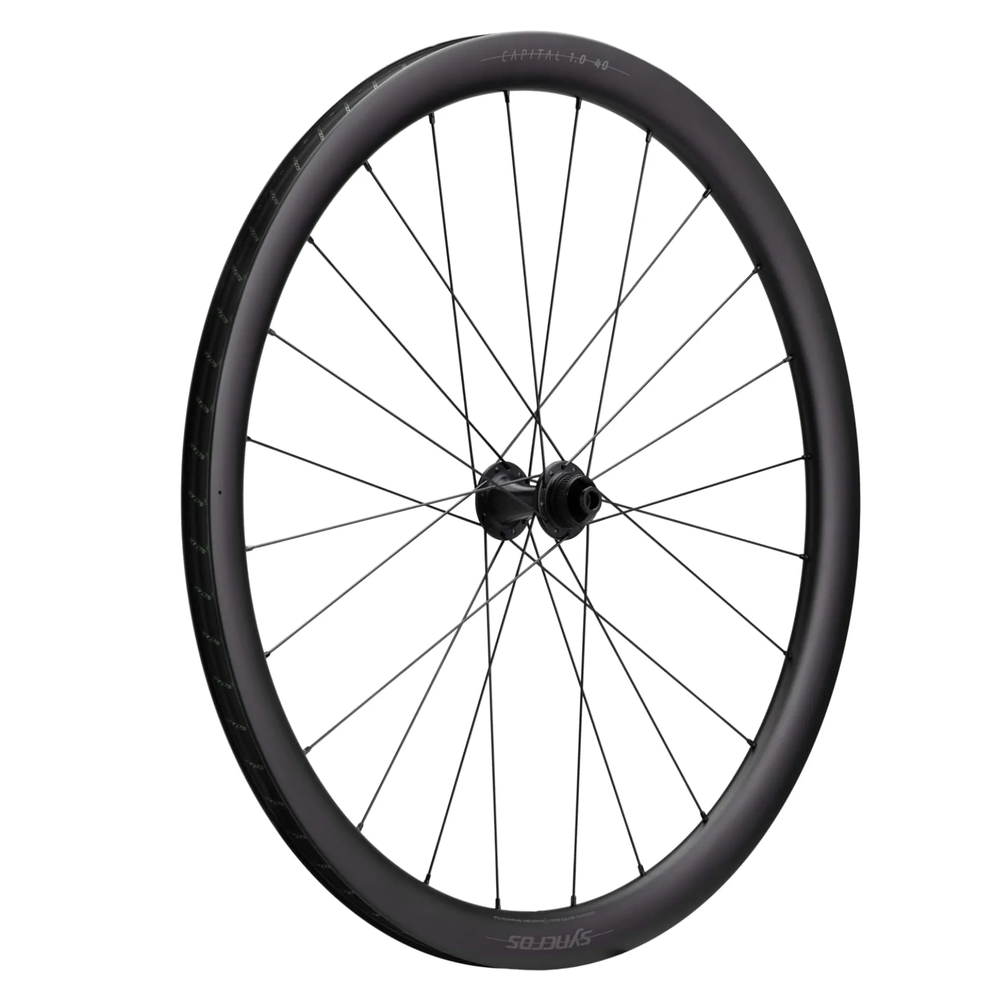 Ruote Syncros Capital 1.0 40 Carbon Disc - Nero