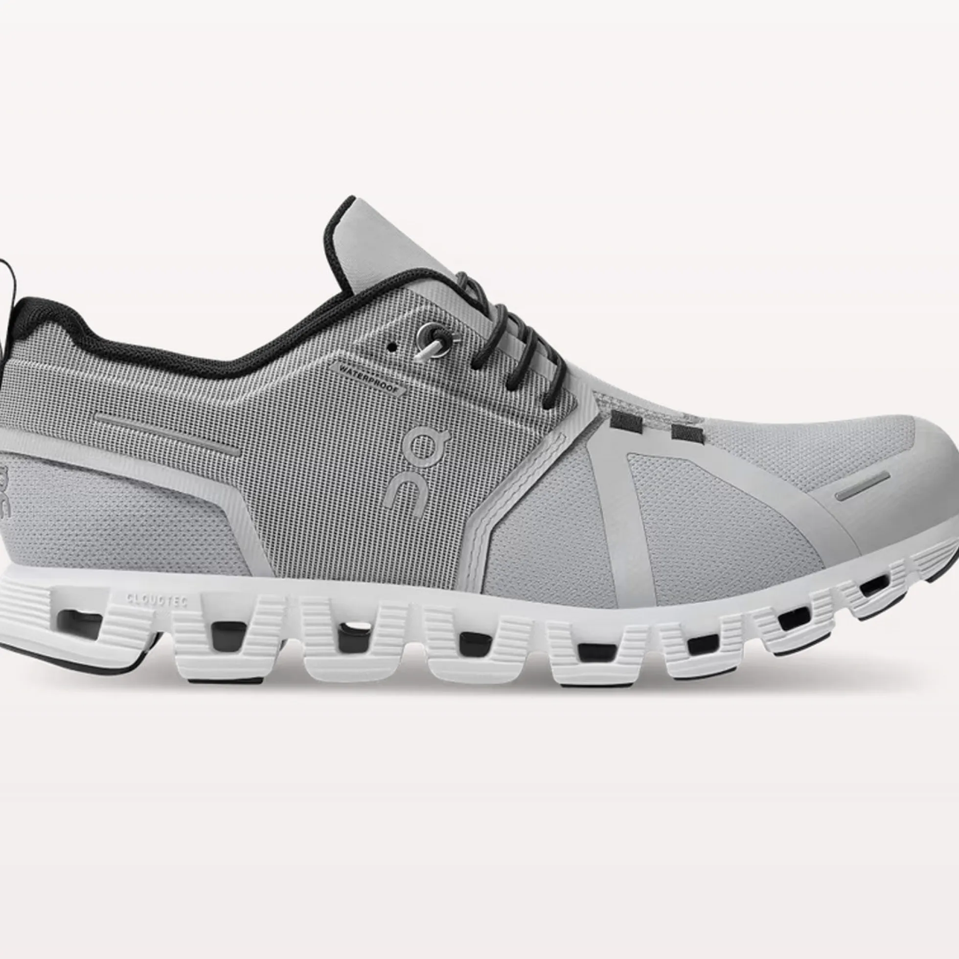 Scarpe donna On Cloud 5 Waterproof - Grigio