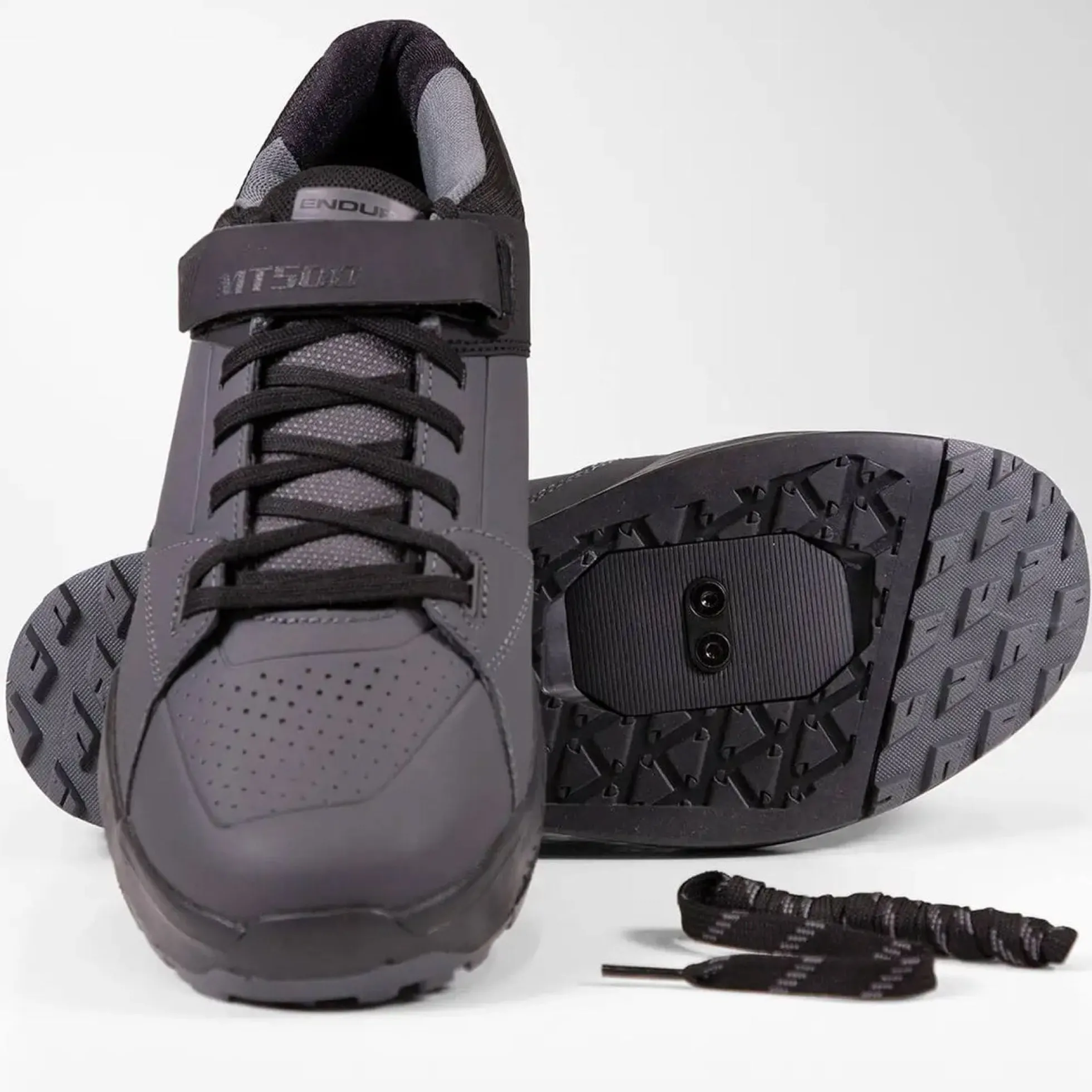 Scarpe Endura MTB MT500 Burner Clipless - Grigio