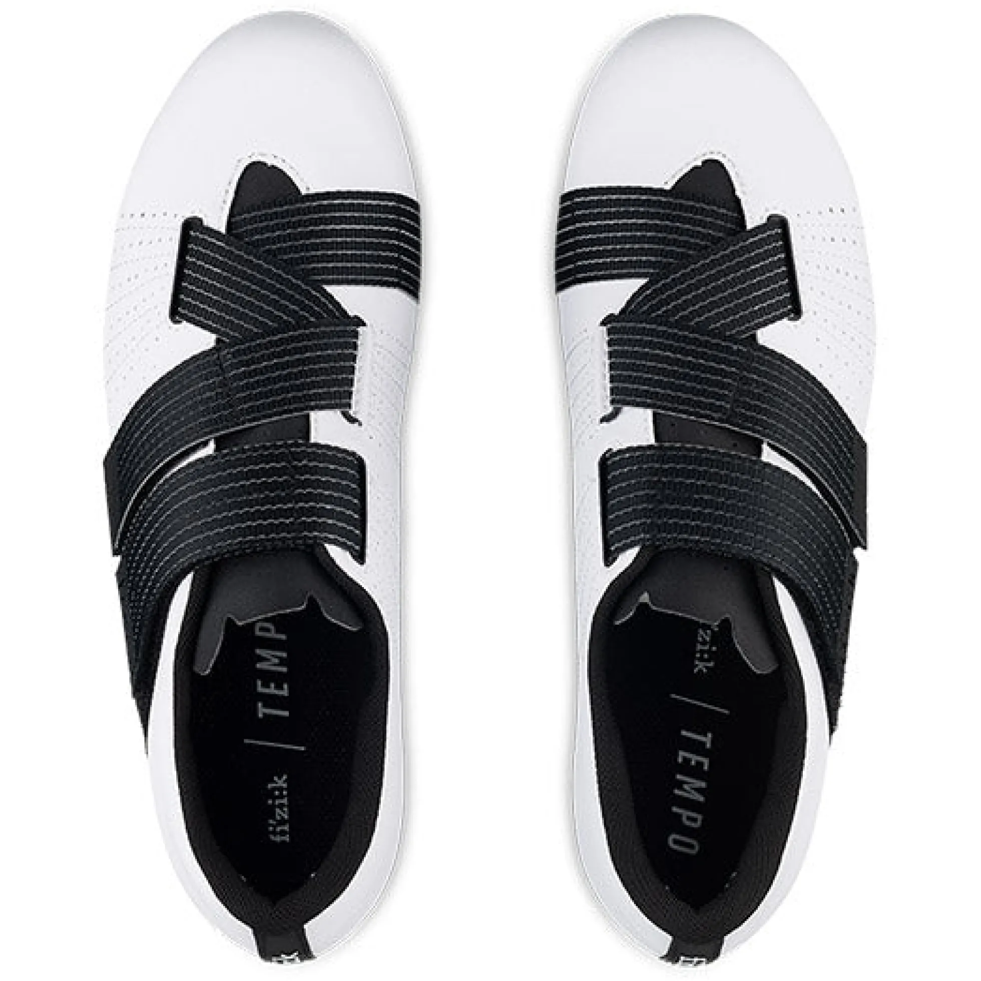Scarpe Fizik Tempo R5 Powerstrap - Bianco nero