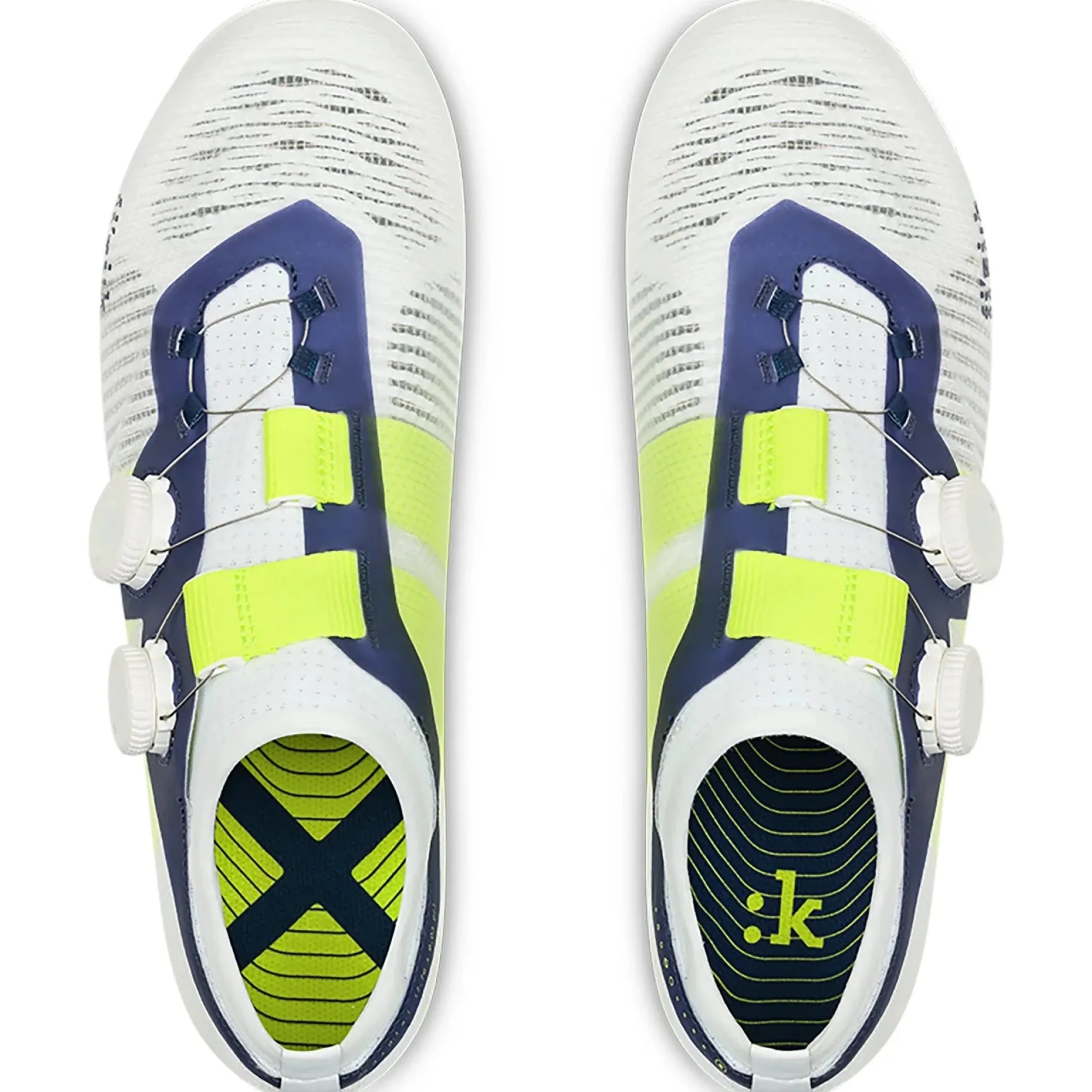 Scarpe Fizik Vega Carbon - Bianco giallo